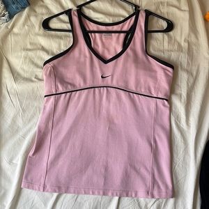 Pink Nike workout top